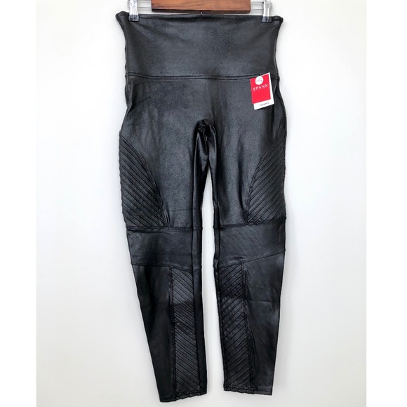 SOLD - NWT Revolve x SPANX Moto Faux Leather (XLP) - Picture 7 of 11